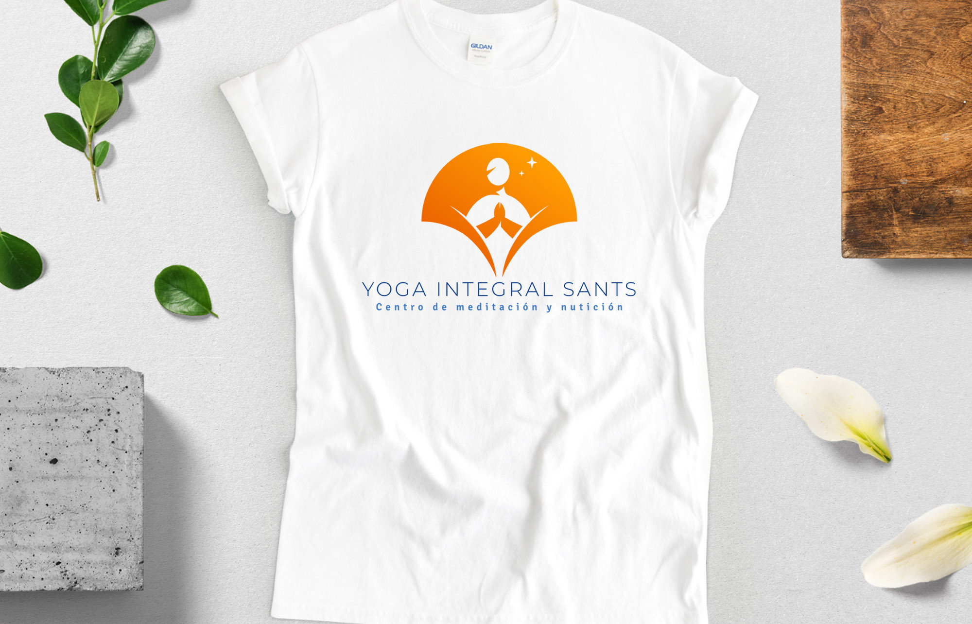 Yoga integral Sants logotipo