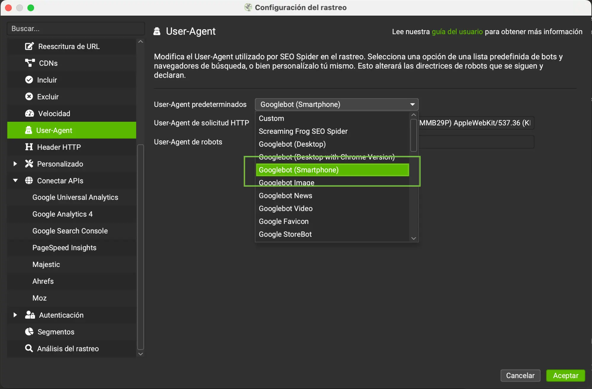 Optimiza la usabilidad móvil con Screaming Frog usabilidad móvil con screaming frog