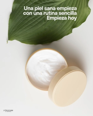 creatividad publicitaria con crema hidratante y hoja verde usada como propuesta de mejora para evitar la fatiga creativa en meta andromeda